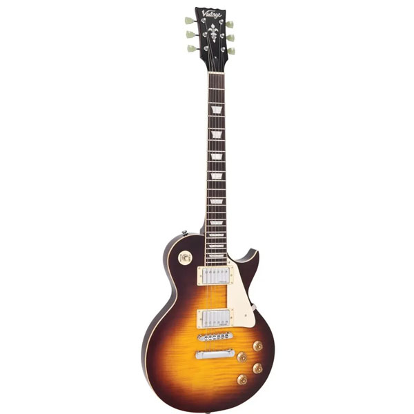 Guitarra Vintage Reissued V100 IT Les Paul - Ice Tea Ref - 403836 Marca - Vintage