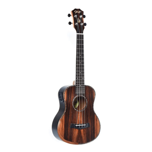 Ukulele Tenor Seizi Bora-Bora Elétrico com Bag - Ebony Ref 422593 Marca Seizi